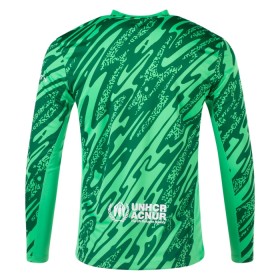 Fotbalové dres FC Barcelona Brankářské Domácí 2024-25 Dlouhý Rukáv